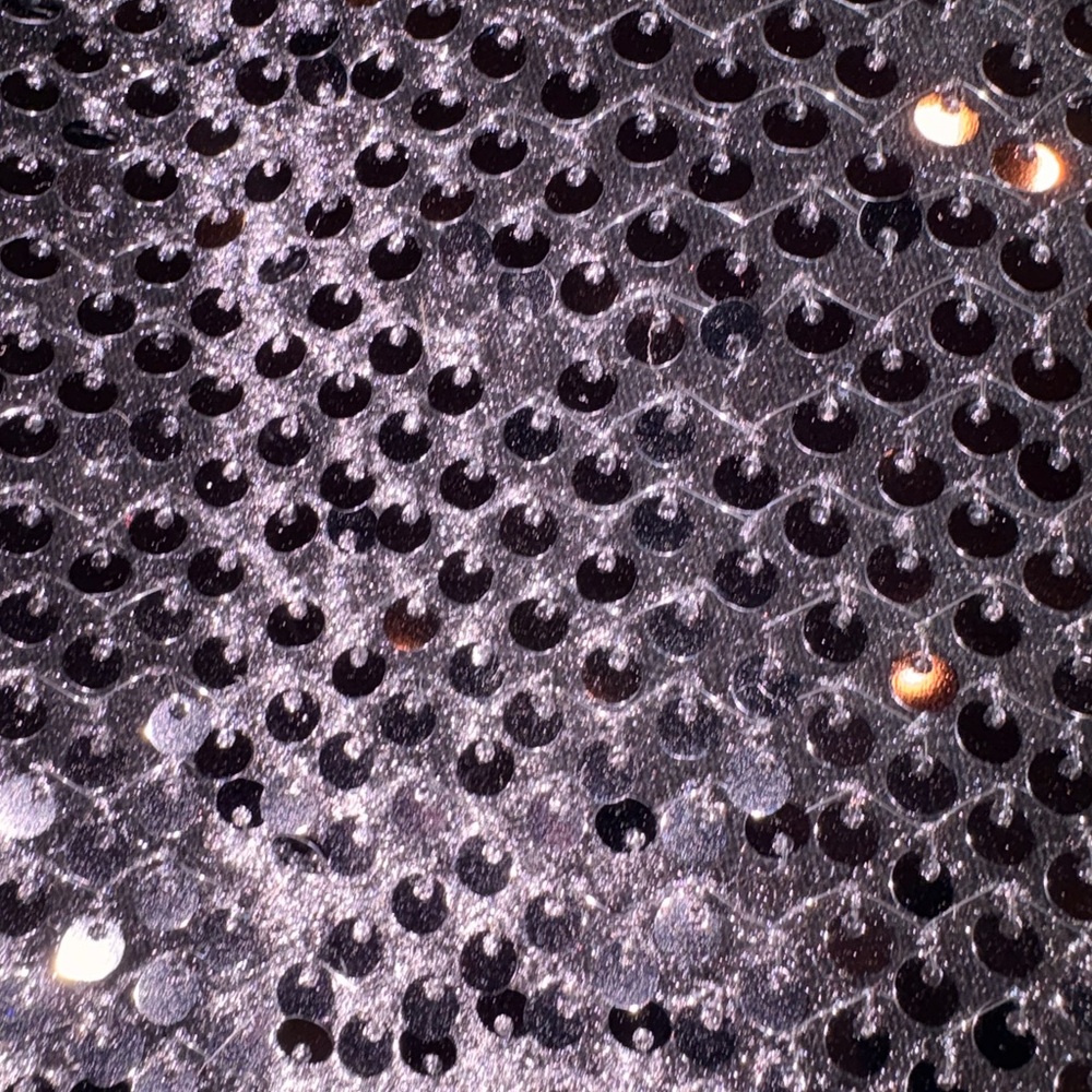 Nine West Black Sequin A-Line Skirt - Picture 7 of 8